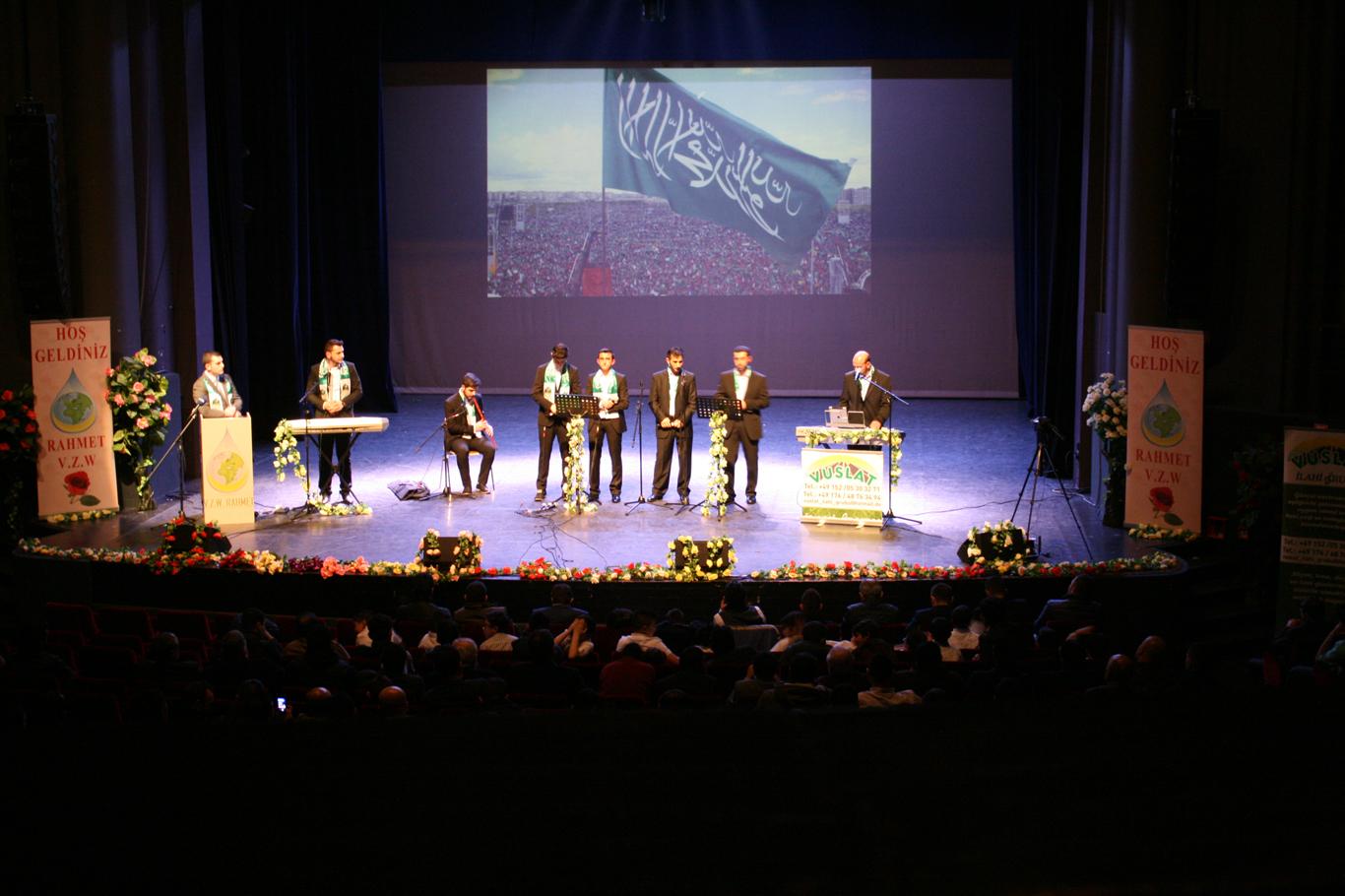 Muhammedî sevda Beringen’de yankılandı Muhammedî sevda Beringen’de yankılandı